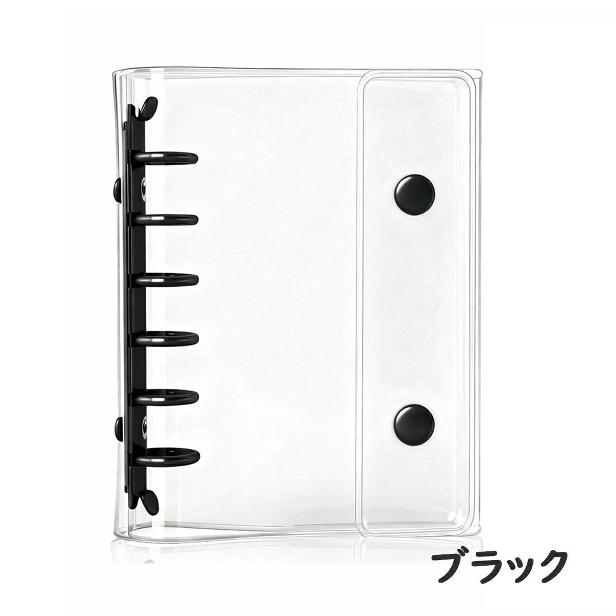 【同梱不可】【セット販売】【予約販売7月中旬発送予定】INNCLIVE シール手帳セット INC-TCSBA7-BK ブラック + ボンボンドロップ コジコジ (コジコジ S8816352)