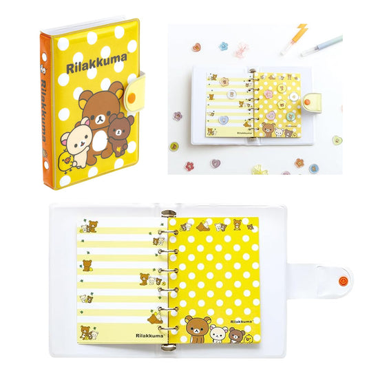 【同梱不可】【セット販売】【予約販売7月下旬発送予定】リラックマ シール手帳(SE68703)+ ボンボンドロップシール (ごゆるり S88176504)