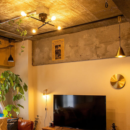 grameight × INNCLIVE アトロシリカ 4灯シーリングライト【電球なし】 天井照明 6畳～8畳 INC-TC-CE1