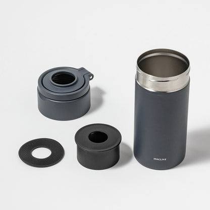 【同梱不可】【セット販売２点】【送料無料】ペットボトルケース(INC-TC-PB1-MGY)＋ボンボンドロップシール(ちいかわ・みんな・ニコニコS8542953)