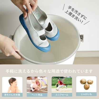 ウォッシュボーイ×INNCLIVE バケツ型洗濯機 TOM-12fi【電源コード1.6ｍモデル】