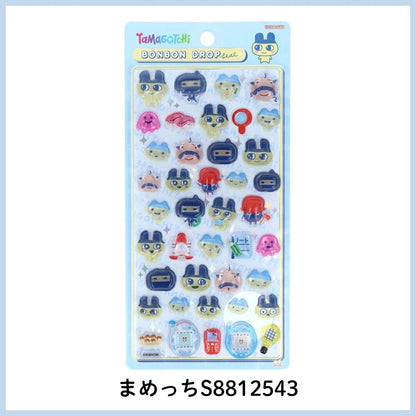 【予約販売】サンスター文具 ボンボンドロップシール たまごっち 4種類(まめっち・めめっち・くちぱっち・みみっち)