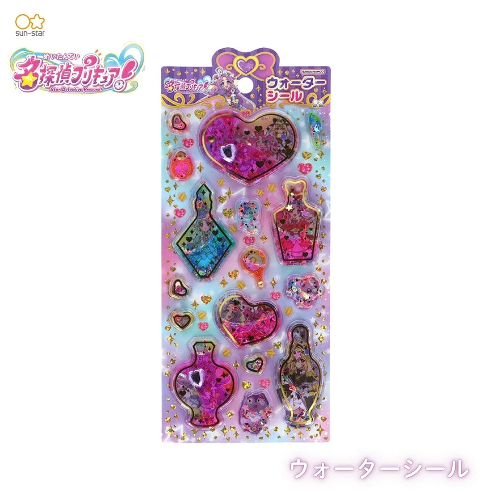 サンスター文具　名探偵プリキュア！　ウォーターシール　2894370A　メール便