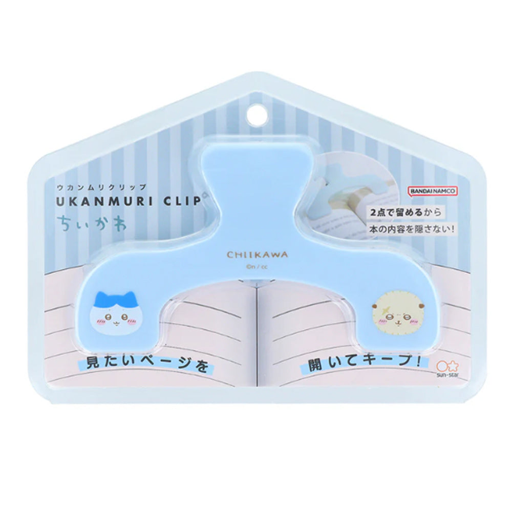 【同梱不可】予約販売6月下旬発送予定【ちいかわ ウカンムリセット販売】ウカンムリクリップ　ハチワレ×ラッコ　S3625273　＋ボンボンドロップ(みんな・ポーズS8542961)