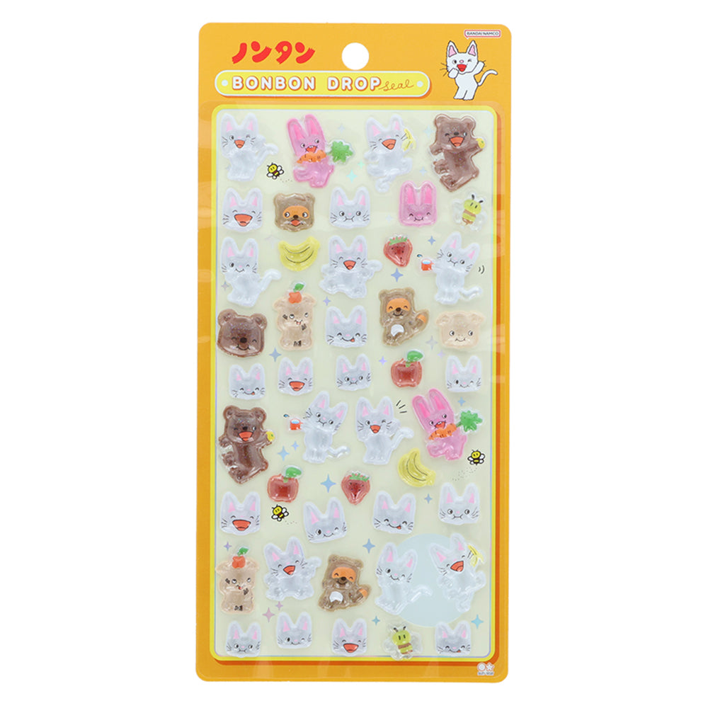 【同梱不可】予約販売6月下旬発送予定【セット販売】【セット販売】サンスター文具 ウカンムリクリップ 限定カラー 白 S9496572 ＋ ボンボンドロップシール ノンタン・もぐもぐもぐ S8816808