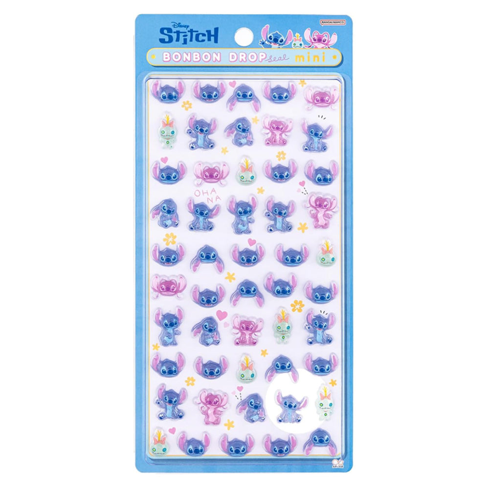 【同梱不可】【セット販売】【予約販売7月下旬発送予定】スティッチ　シール手帳(S2176254)＋　ボンボンドロップシール ミニ　(S8815011)
