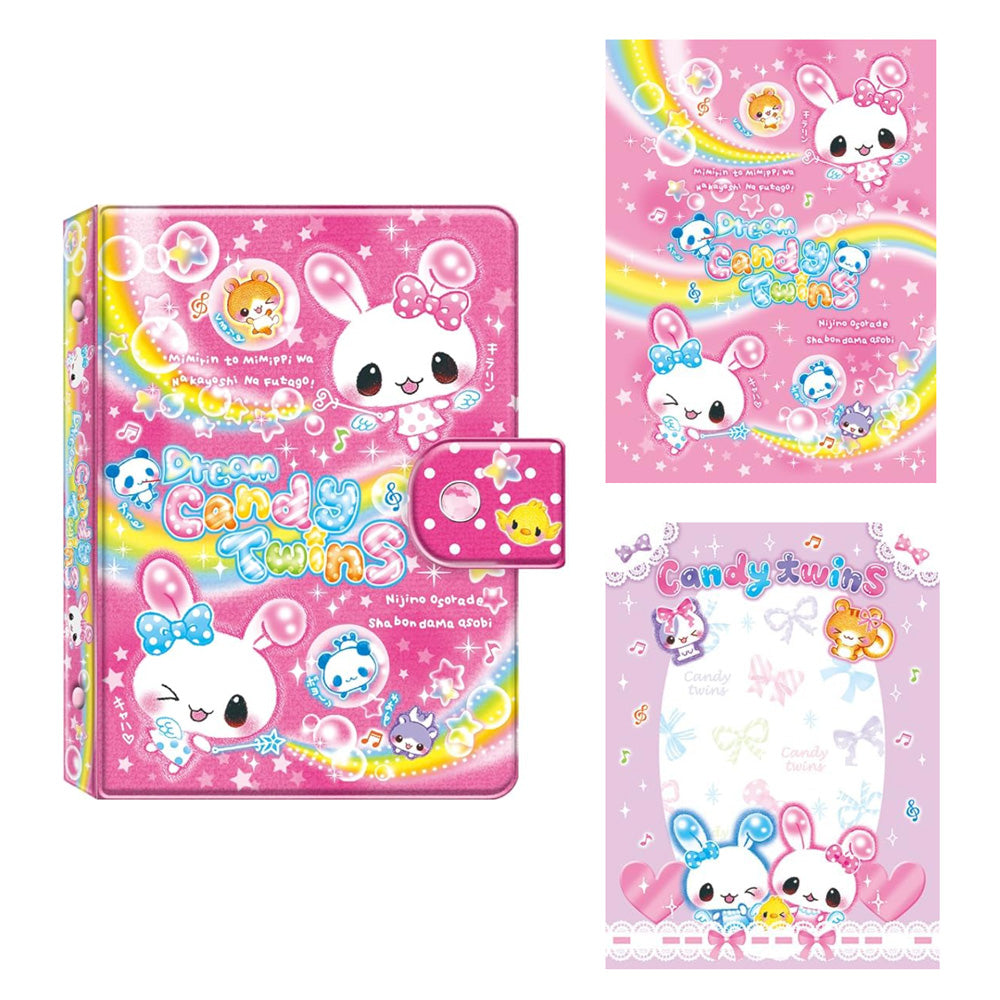 【平成レトロ】Candy Twins シールブック　シール帳 同梱不可】【セット販売】キャンディツインズ シール手帳(011469)＋