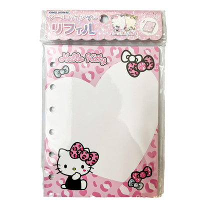 【同梱不可】【セット販売3点】【キティ】カミオジャパン シール手帳 (307364) ＋ リフィル(307485)　ボンボンボンドロップシール(S8815437)