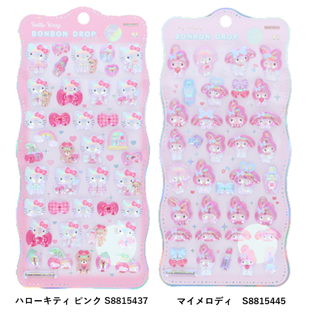 【同梱不可】【シール手帳4点セット】【サンリオ】ボンドロップシールchurukira 2枚 (キティピンクS8815437)＋(マイメロS8815445)＋シール手帳(133035）＋リフィル(INC-TCSBA7R1)