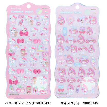 【同梱不可】【シール手帳4点セット】【サンリオ】ボンドロップシールchurukira 2枚 (キティピンクS8815437)＋(マイメロS8815445)＋シール手帳(133035）＋リフィル(INC-TCSBA7R1)