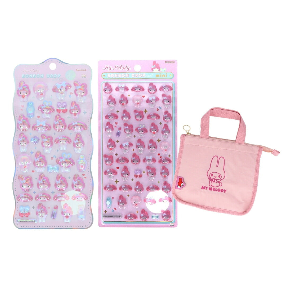 【ランチバッグ3点セット】サンスター文具 ランチバッグ (マイメロディS2335425)＋ボンボンドロップシール (マイメロディS8815445＋S8815089) 商品画像8