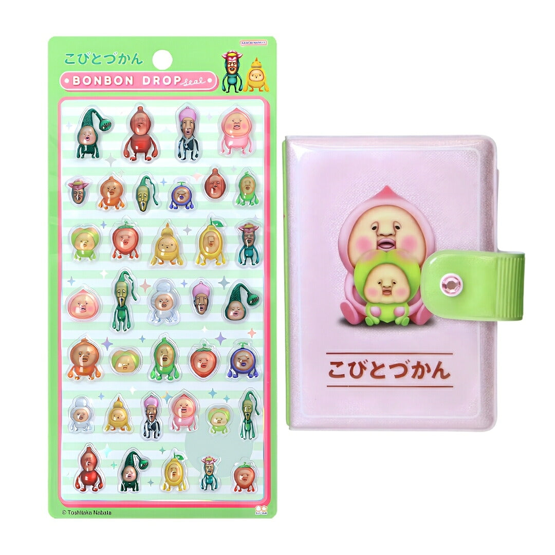 【予約販売】【シール手帳2点セット】こびとづかんC　ボンボンドロップシール(野原や畑S8820406)　＋　シール手帳(カクレモモジ4809） 商品画像6