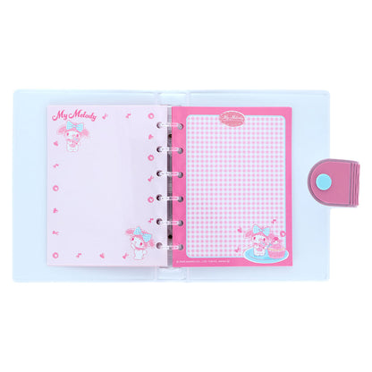 【同梱不可】【セット販売】【予約販売7月中旬発送予定】サンスター文具 シール手帳 ギンガムチェック(マイメロディ S2176297) ＋ ボンボンドロップ(もじ マイメロディ S8815569)